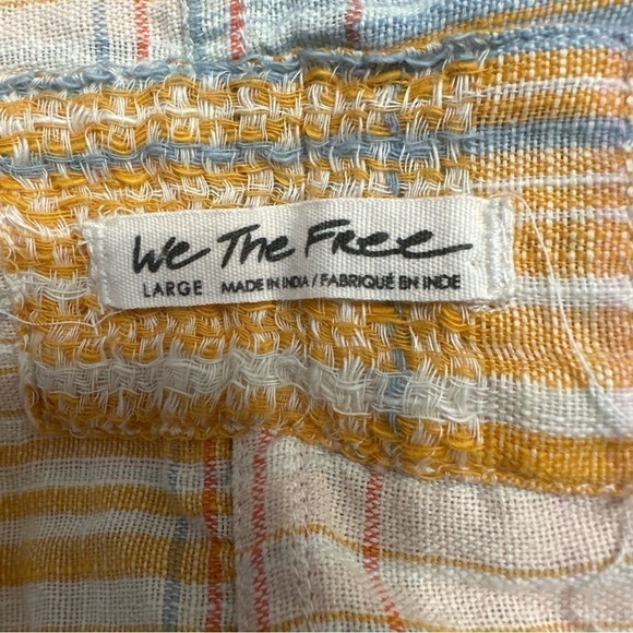 Free People We The Free Maldives Surplice Wrap Top Dolman Wrap Shirt Women’s L - Picture 9 of 12